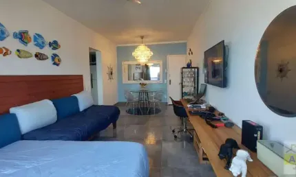 Apartamento para venda em praia grande, canto do forte, 1 dormitório, 1 banheiro, 1 vaga
