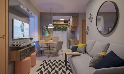 Apartamento para venda em bauru, vitta são josé, 2 dormitórios, 1 banheiro, 1 vaga