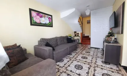 Sobrado para venda em curitiba, fazendinha, 3 dormitórios, 2 banheiros, 1 vaga