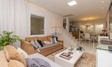 Sobrado 180 m² com 3 suítes (2 com banheira+varanda), área gourmet c/ churrasqueira, 3 vagas – a 500 m do Metrô Praça da Árvore