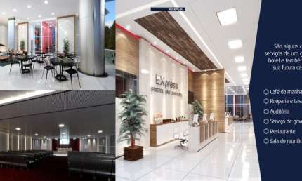 NOVO CONCEITO DE MORADIA - Studio com serviços de hotelaria