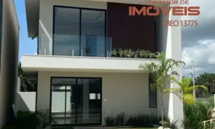 Casa em condomínio fechado com 3 quartos à venda no abrantes, camaçari , 140 m2 por r$ 780.000