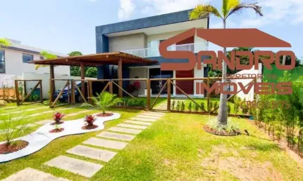 Casa em condomínio fechado com 4 quartos à venda no Alphaville (Abrantes), Camaçari  por R$ 1.690.000