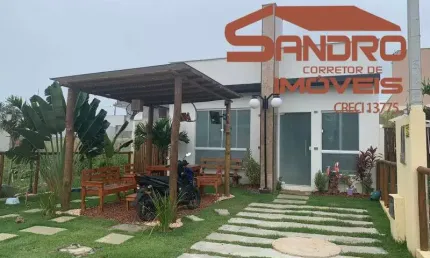 Casa em condomínio fechado com 3 quartos à venda no Abrantes, Camaçari  por R$ 650.000