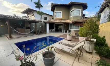Casa em condomínio fechado com 4 quartos à venda no vilas do atlantico, lauro de freitas  por r$ 1.410.000