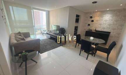 Apartamento com 1 dormitório para alugar, 56 m² por R$ 4.011,01/mês - Jardim das Colinas - São José dos Campos/SP