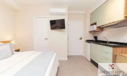 Apartamento para locação na Republica , 1 dormitório e 24,90 m ²