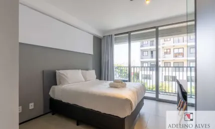 Apartamento para venda em Moema, 1 dormitório e 27 m ²