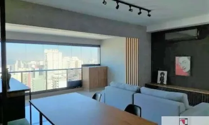 Pinheiros, 73 mts, novo, mobiliado, andar alto, lindo