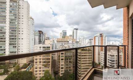 Alugo Apartamento com 2 dormitórios 80 mts, Jardim Paulista com varanda