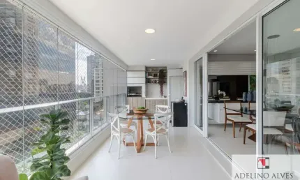 Apartamento para venda no Brooklin , 3 dormitórios e 134 m ²