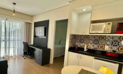 Apartamento com 1 quarto para alugar na Alameda dos Anapurus, 1661, Moema, São Paulo