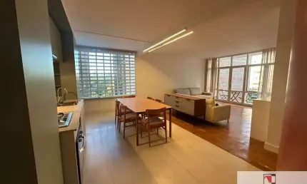 Alugo apartamento itaim bibi com 118 mts, 2 dormitórios, semi mobiliado, com varanda
