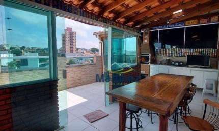 Cobertura com 2 dormitórios à venda, 108 m² por R$ 465.000 - Vila Curuçá - Santo André/SP