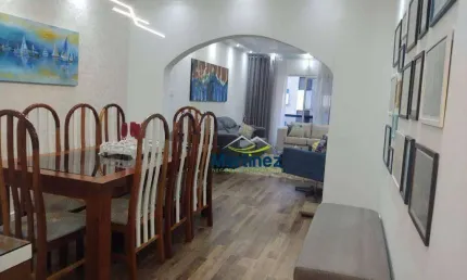 Apartamento com 3 dormitórios à venda, 136 m² por r$ 630.000,00 - vila assunção - praia grande/sp