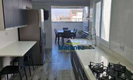 Cobertura com 2 dormitórios à venda, 110 m² por r$ 540.000 - vila metalúrgica - santo andré/sp