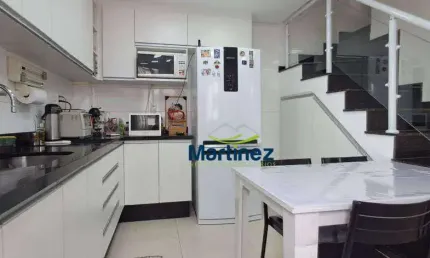 Cobertura com 2 dormitórios à venda, 110 m² por r$ 725.000 - campestre - santo andré/sp