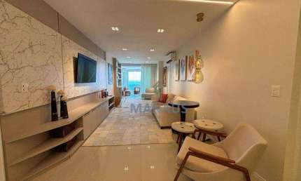 Apartamento frente para Rio Negro com 3 suites e 3 vagas, 152 m² - venda por R$ 2.500.000 ou aluguel por R$ 11.360/mês - Ponta Negra - Manaus/AM