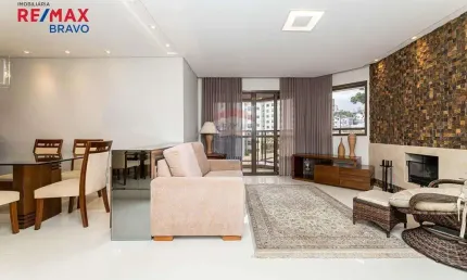 Apartamento à venda, no Bigorrilho, 181m2, 4 quartos (2 suítes), 2 vagas de garagem.