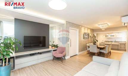 Apartamento à venda com 133,71 m², 3 quartos, 2 suítes, no Juvevê em Curitiba