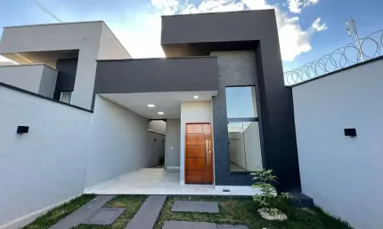Casa região central senador canedo 3 quartos com suíte bairro alvorada