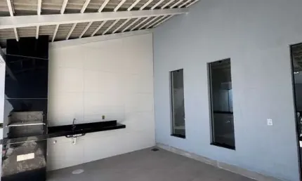 Casa 3Q com suíte e área gourmet no Porto Seguro – Senador Canedo
