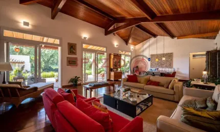 Casa em condomínio fechado com 5 quartos à venda na Rodovia Comendador Guilherme Mamprim Km, S/N, Village Sans Souci, Valinhos, 900 m2 por R$ 9.900.000