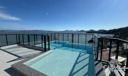 Kitnet / stúdio à venda na rodovia haroldo soares glavan, 3452, cacupé, florianópolis por r$ 910.000