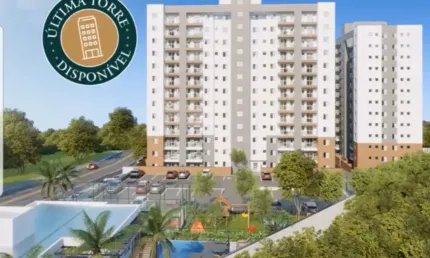 Apartamento de 2 quartos no Jd Novo Anglo Hortolândia, 51 m², lazer, conveniência e sustentabilidade