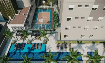 Apartamento 2 dormitórios e suíte no bairro São Bernardo, 56 m², vaga, lazer completo,  próximo trevo The Royal Palm
