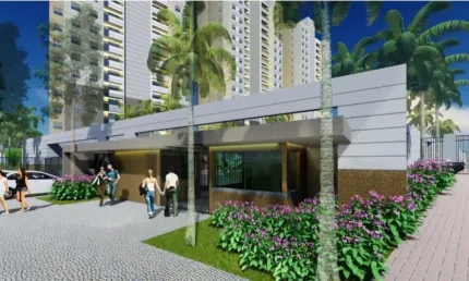 Apartamento de 3  dormitórios no jd interlagos, 69 m² , lazer total, duas garagens cobertas, local tranquilo