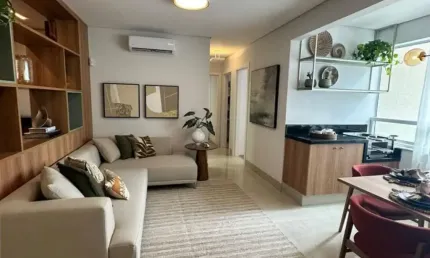 Apartamento de 3  dormitórios no Jd Interlagos, 69 m² , lazer total, duas garagens cobertas, local tranquilo