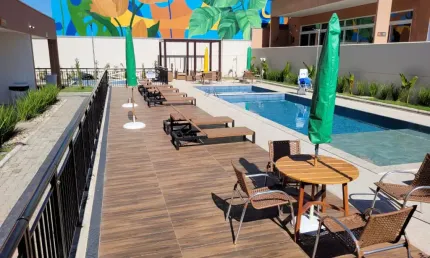 Apartamento 2 quartos no Jd Satélite Iris, confortável, varanda lazer, vaga coberta, junto Shp Bandeiras