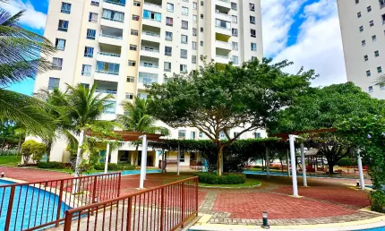 Apartamento mobiliado à venda com 117m² no condomínio L’Acqua – Neópolis/Natal