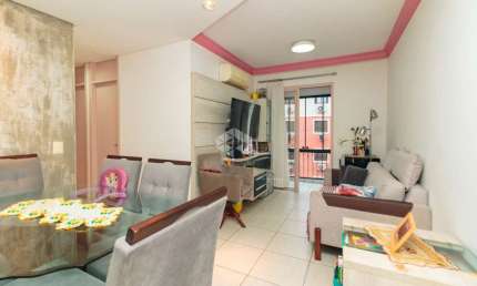 Apartamento com três quartos e churrasqueira no Sarandi