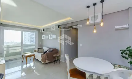 Apartamento com dois quartos, duas vagas e vista incrível, no Petrópolis