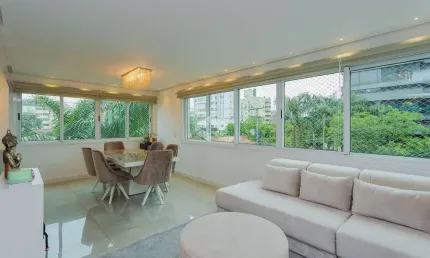 Apartamento 111m²,  3 suites, com duas vagas de garagem, mobiliado