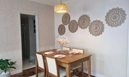Apartamento TÉRREO TODO REFORMADO de 1 quarto  ao lado do Shopping Lindóia, bairro Jardim Lindóia