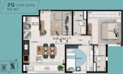 Apartamento com 2 quartos à venda na Rua T 30, 2443, Setor Bueno, Goiânia