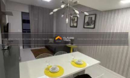 Apartamento MOBILIADO com 50 m² no 1/4, Caminho Das Árvores - Salvador - BA
