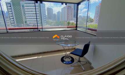 Excelente apartamento com 4/4 com dependências no Lot. Aquarius (Pituba
