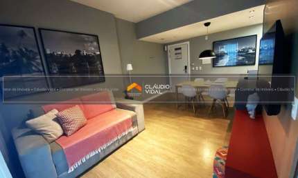 Lindíssimo apartamento MOBILIADO com 58m² -1/4 no Caminho das Árvores