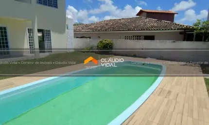 Casa duplex, 547 m2, com 4 suítes e Piscina Privativa no cond Jardim dos Pássaros em Lauro de Freitas