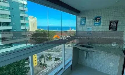 Lindíssimo apartamento 1/4, vista mar em armação, salvador, ba
