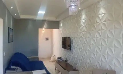 Apartamento à venda em Birigüi-SP, Residencial Manuela: 2 quartos, 2 salas, 1 banheiro, 1 vaga, 59m². Venha conferir!