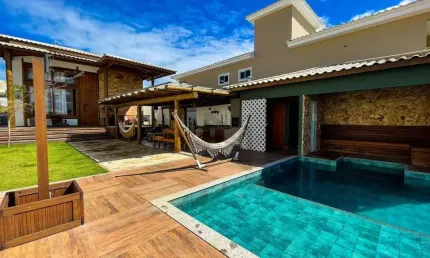 Magnifica casa com 3 suítes  à venda, 598 m² por r$ 2.350.000 - nova são pedro - são pedro da aldeia/rj