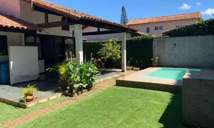 Casa com 3 dormitórios à venda por r$ 550.000 - balneário - são pedro da aldeia/rj