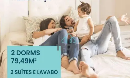 Apartamento com 2 dormitórios à venda, 79 m² por R$ 482.000,00 - Jardim das Nações - Taubaté/SP