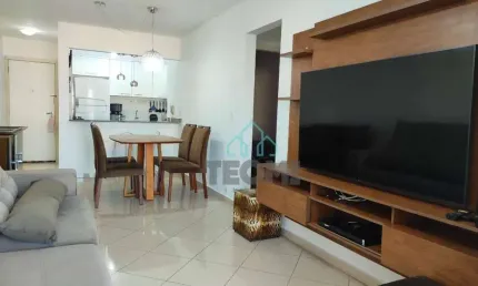 Apartamento mobiliado com 2 dormitórios (1 suite) para alugar, 78 m² por R$ 3.200/mês - Jardim das Nações - Taubaté/SP