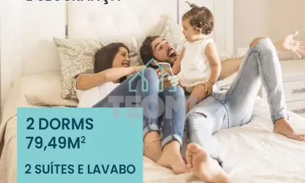 Apartamento com 2 dormitórios à venda, 79 m² por r$ 482.000,00 - jardim das nações - taubaté/sp